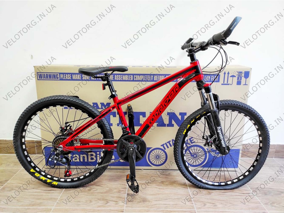 Купити Велосипед TopRider MTB 680 24 Red рама-13 за ціною 6